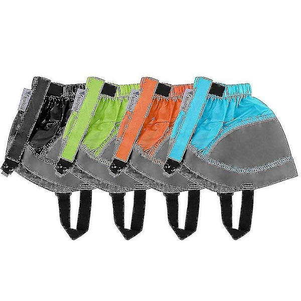 1 par korta skoskydd Ultra Light Ankle Gaiter belagd nylon ankel vandringsöverdrag utomhus skridskoåkning klättring korta ben Gaiters
