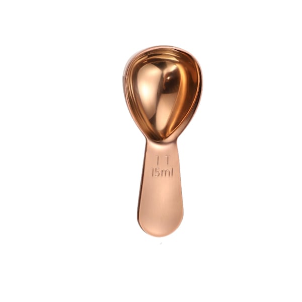 3 Pcs Small rose gold 15ml 304 stainless steel Stainless Steel Leaf Handle Coffee Spoons  Cutlery Table Spoons for Home