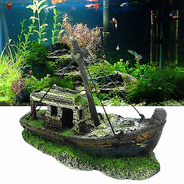 Akvarieplastplanter for tankdekorasjoner Kunstig vannplantekokospalme