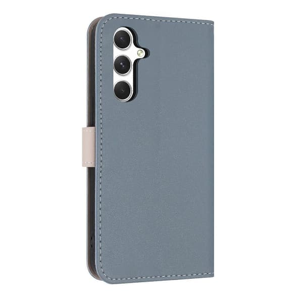 Mobilskal i läder med metallrosett och handrem For Samsung Galaxy A35 5G