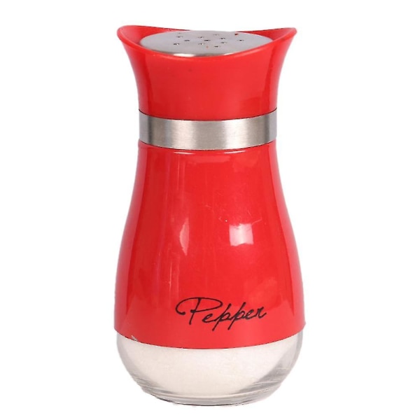 Salt og pepper shaker elegant med gjennomsiktig glassbunn