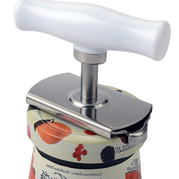 Kichwit Arthritis Jar Opener i rustfritt stål - Lids Off Jar Opener - Gratis flaskeåpner nøkkelring inkludert