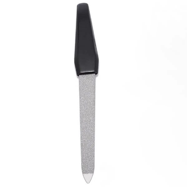2PCS 6 tum rostfritt stål metall nagelfil för fingernaglar, tånaglar, skrapning, förstärkning, fingermanikyrfil