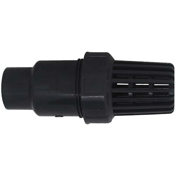 Fotventil backventil med sugkula 25 32 40 mm backventil silventil backventil pvc poolpump (Innerdiameter 32mm)