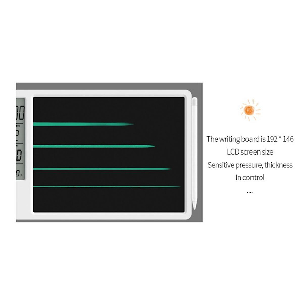 Multifunktionell Elektronisk Kalender Skrivbords kalender Lcd Handskrivningsbräda Kontors Memo Skrivbords Dekoration