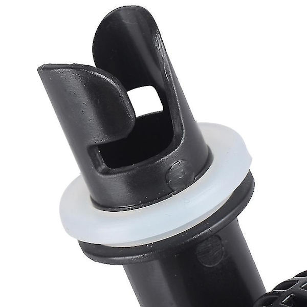 Korrosjonsbestandig trykkmåler, solid lufttrykkmåler, holdbar for ventiler og pumpeslanger Nflatable kajakker (1 stk, svart)