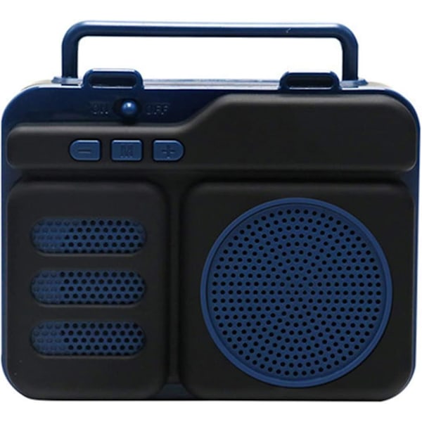 Multifunktionell radio, utomhus multifunktionell retro radio Bluetooth-högtalare, batterikapacitet
