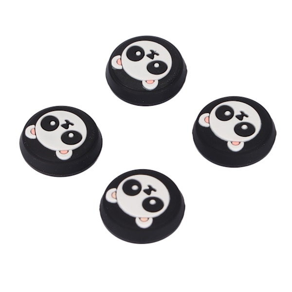 4 stk. Tommelfingergreb Multipurpose Udskiftning Silikone Tommelfingergreb Hætter til PS5 Controller Sort