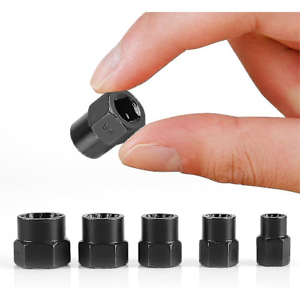 Ekstraktorsett - Bolt Socket Kit for å fjerne skadede bolter og låsemuttere
