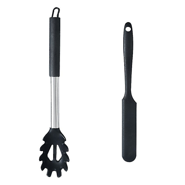 2 stk. Non-stick køkkengrej med rustfrit stål håndtag, bpa-fri varme