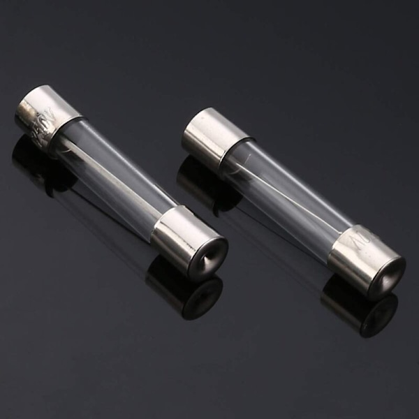 72 stk. 250V 0,5A-30A Assorteret Glassikringsrør 6X30Mm Elektrisk Sikringssæt