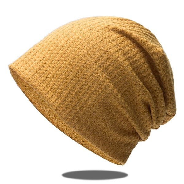 Dame Efterår Vinter Strikket Hue Casual Varme Huer yellow