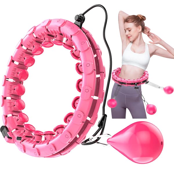 Smart Fitness Hoop, Hula Hoop Viktminskning Rörlig Ring
