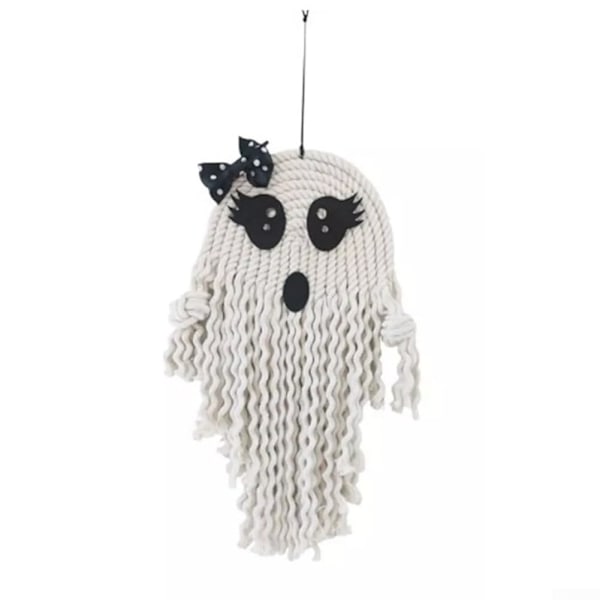 Halloween-spöken för utomhusdekorationer, spöken för inomhus och utomhus, träd, trädgård, veranda, gräsmatta, pelare, festdekorationer