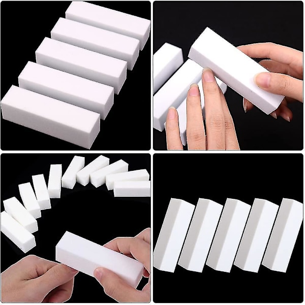 10 Block Nail Sanding Buffer Block Nail Art Tips Tool, Professionell Buffing Fil För Slipning