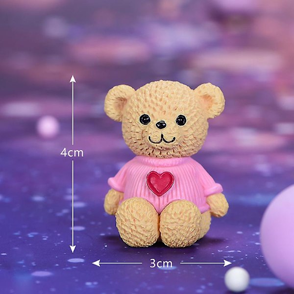 Maisemointi Bonsai Mehikasvi Koriste Teddy Karhu Sarja Rakkaus Karhu Muovi Karhu