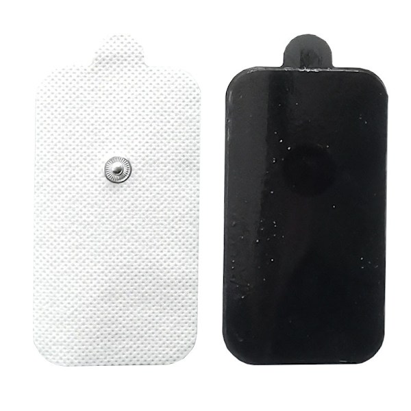 3 forskellige former i alt 15 hvide Unit Replacement Pads Patch, Premium Quality Snap Replacement Electrodes til muskler