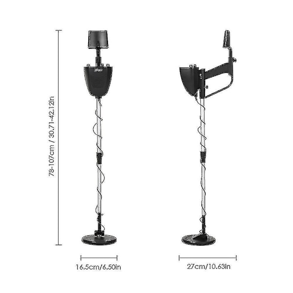 Kkmoon Md 4030 Opgradering Professionel Underjordisk Ledning Jern Metal Guld Detektor Md-4030 Justerbar Tra