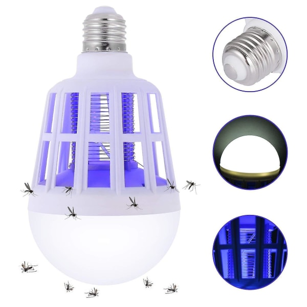 Sähköinen hyönteis- ja hyttysmyyntilamppu 2 in 1 Uv Led