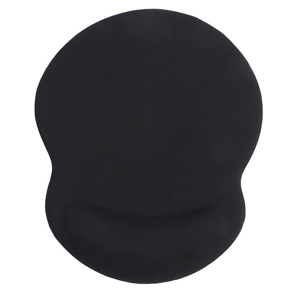Silikon håndleddsstøtte musematte ergonomisk musematte med gel håndleddsstøtte (svart)