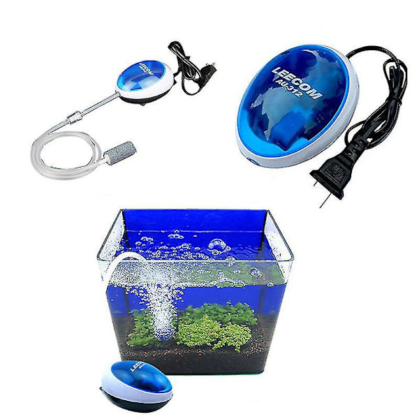 Ultra Silent Høj Energieffektiv Akvarium Fiske Tank Oxygen Luftpumpe