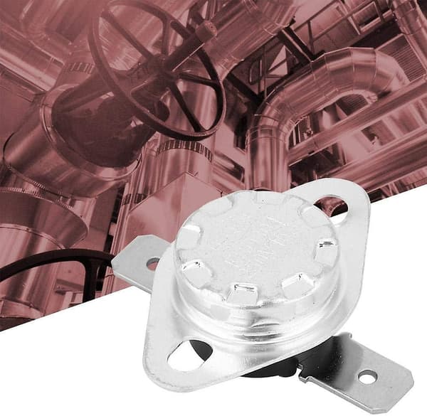 Ksd301 5 pcs thermostat 250v 15a 40 -150 thermostat switch closed temperature control switch normal (105) (hy)