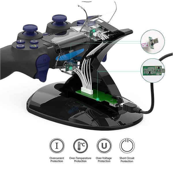 Ps4 Controller-oplader Ps4 Controller-opladningsstation