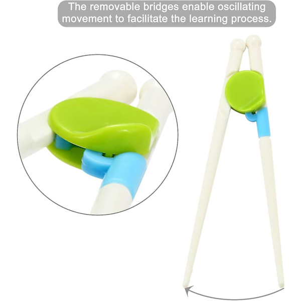Pandaear Barn Chopsticks Träningspinnar för Barn och Vuxna (2-pack)