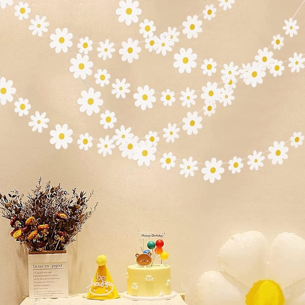 Daisy Bohemian Party Banner - Dekorationer för festligheter