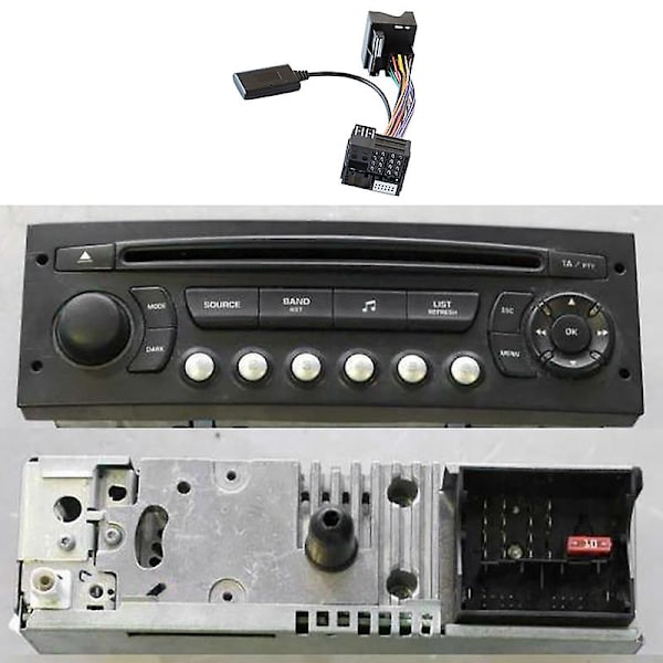 Bil Audio Bluetooth 5.0 Modtager Aux Adapter Til C2 C5 Rd45 Rd4 Radio Modul Bluetooth Aux Kabel