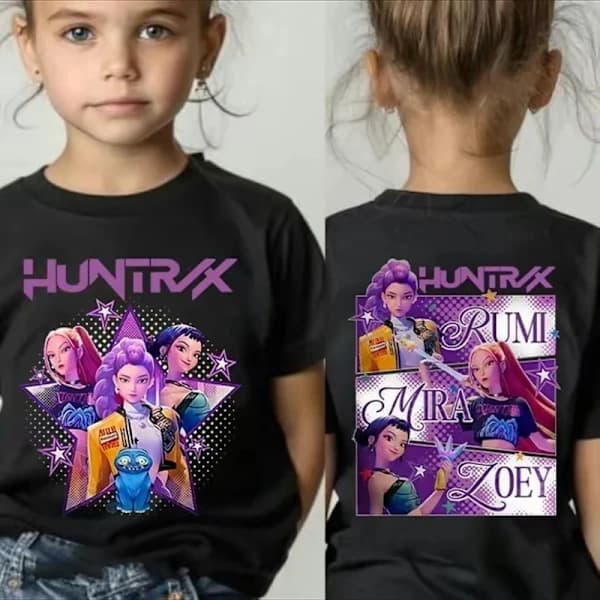 K-Pop Demon Hunters T-paita punainen 120 red 120