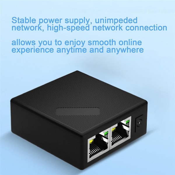 1 til 2 ut 1000 mbps Rj45 nettverkskabelforlenger Gigabit nettverksbryter Gigabit splitter for PC Lapt
