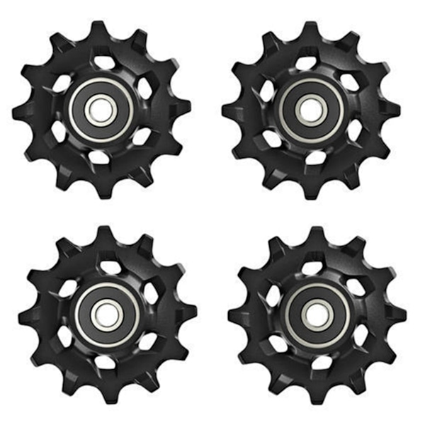 4x Fjellsykkel trinse hjul plast 12t 11 hastighet sykkel bakre derailleur reparasjonssett for Sram X01
