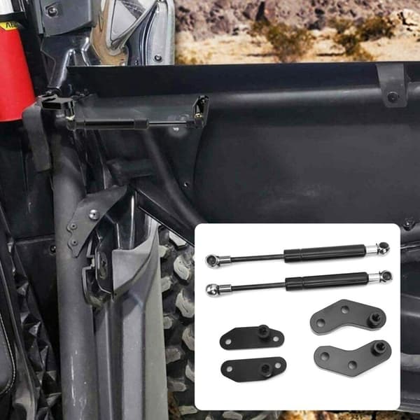Anodiseret Sort Jern Døråbner Kit Til CanAm Maverick X3 2017-2020 Foran Bag