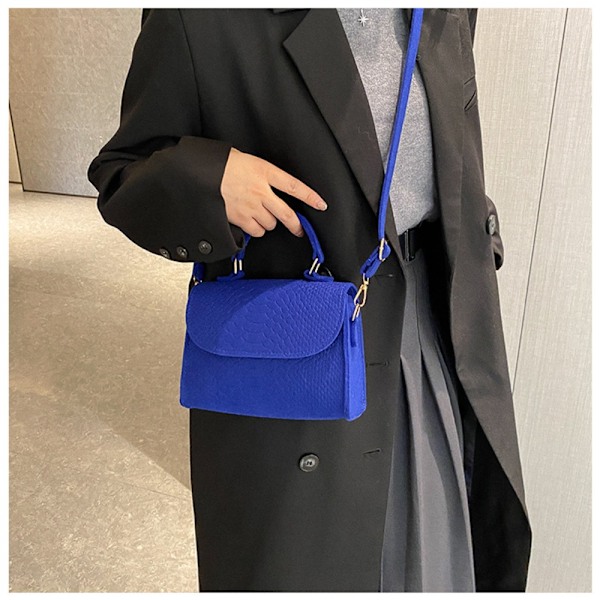 Naisten trendikkäät käsilaukut Retro Designer Luxury Square Crossbody -laukut Black