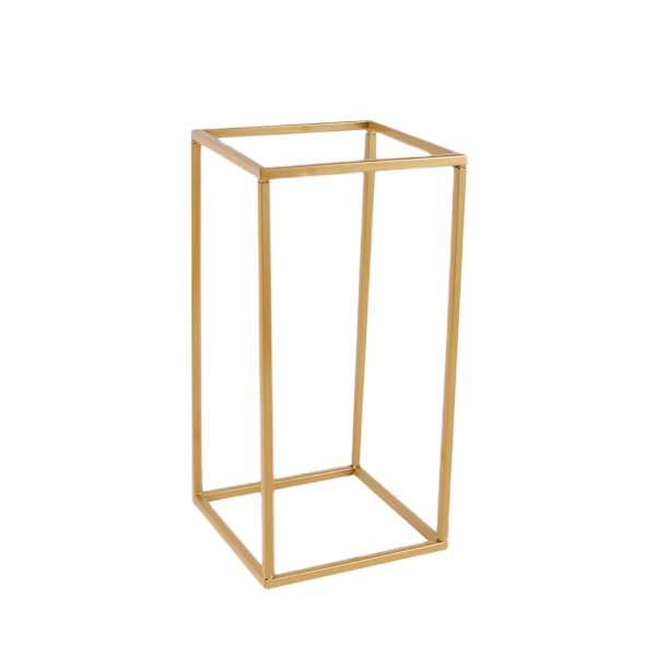 1 stk. Blomster Vase Gulvvase Søjle Stativ Metal Vejledning Elegant Bryllupsdekoration