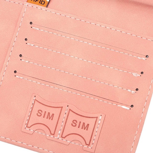 RFID Læder Pas Etui Dokument Rejse Pas Holder Sort black 14.8cmX1cmX11cm(5.82X0.39X4.33)