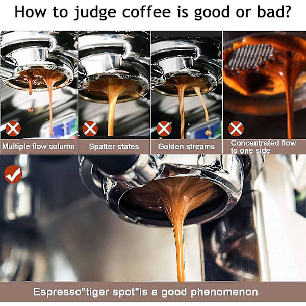 Pohjaton suodatinpidike 54mm Barista-sarjalle ja espressokoneille, suodatinpidike suodatinkehyksellä