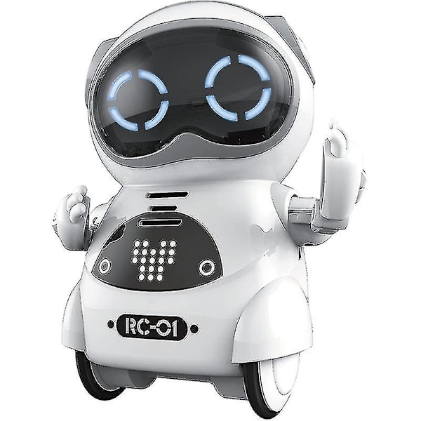 Mini Rc Pocket Robot Med Interaktiv Dialogsamtale, Stemmegenkendelse, Chatoptagelse, Singin Chunchuan
