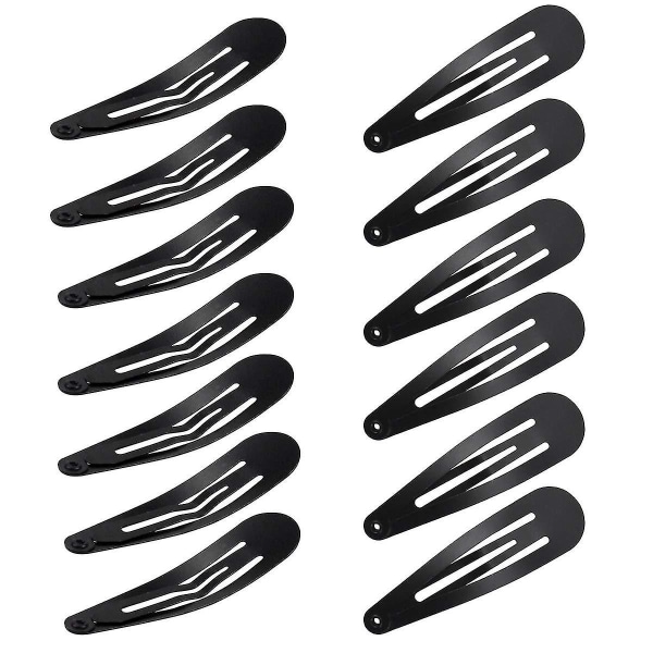 50 Pieces Black Hair Clips, 5cm Hair Clips Girls, Hair Clips Be, Children's Hair Claws, Hair Clips Metal, Hair Accessories Hair Clips