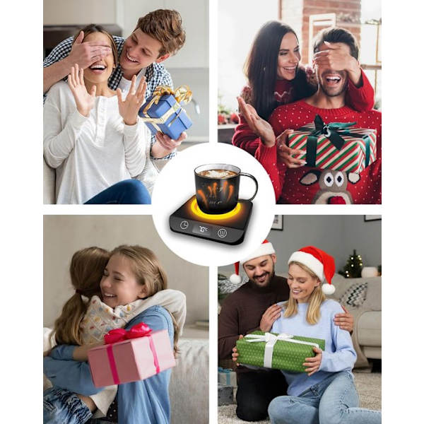 Coasters - Heated Coasters - Mug Warmer - With 5 Temperature Settings - Automatic Shut-off - Suitable for Milk - Tea and Hot Chocolate
