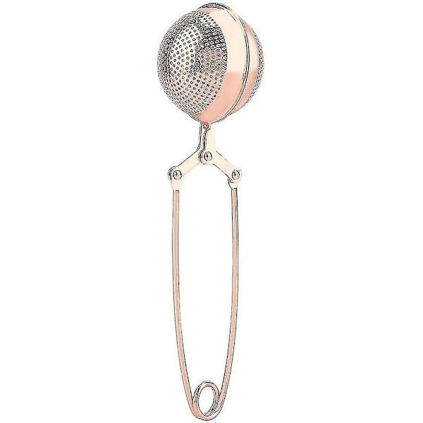 Te-infuser si, bærbar si i rustfrit stål, genanvendelig te-kugle i mesh -z