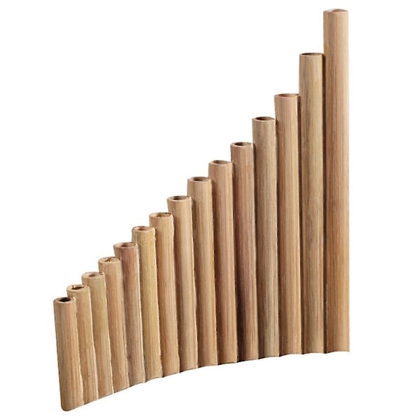 Pan Flute 15 Pipes Natural Bamboo Wind Instrument Panpipe G Key Panpipe Handmade Woodwind Instrumen