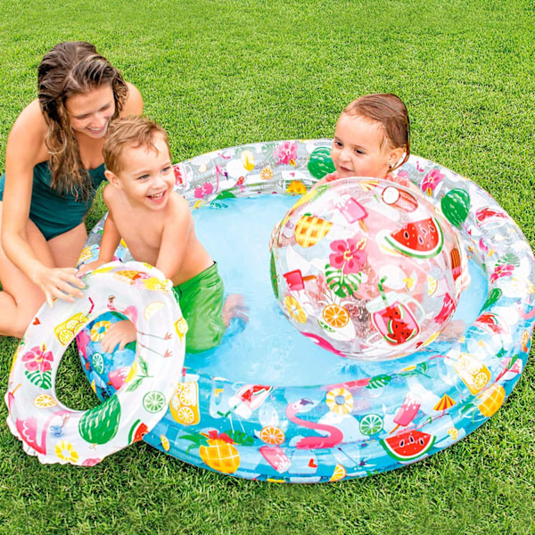 Børnepool, Rund Oppustelig Pool