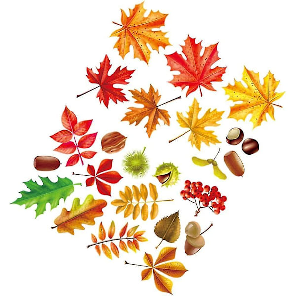 Høst veggklistremer Thanksgiving klistremerer blad høstblader dekorasjoner Thanksgiving klistremerke