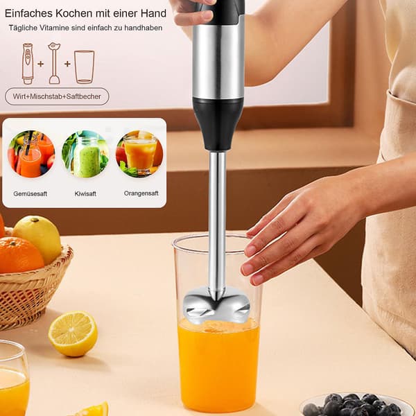 Stavmixer 4-i-1 Hackare Kök Elektrisk Handmixer, 100% NewBY