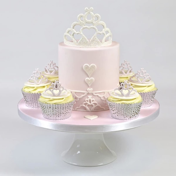 4 stk Krone Kakeformer Sett Tiara Fondant Kutter Krone Og Prinsesse Krone Form