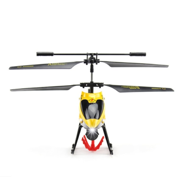 Litet fjärrstyrt flygplan hängande korg 3,5 kanaler Fjärrstyrd helikopter drone modell leksak Yellow