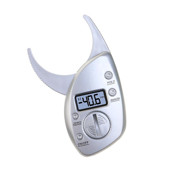 1 st digital kroppsfettkaliper Fitness kroppsfettkaliper Fettmätningsverktyg med tydlig display Bärbar fett digital displaykaliper för fitnessinstruktör