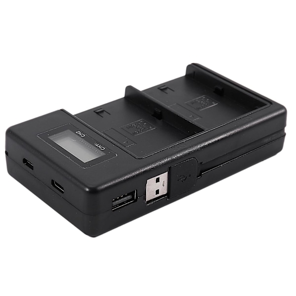 Lp-e6-akkulaturi Lcd-kaksoislaturi 5ds R 5d Mark Ii 5d Mark Iii 6d 7d 80d 5ds R -kameralle